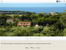 Tablet Screenshot of poderesantagiulia.it
